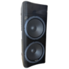 Double enceinte 15 pouces