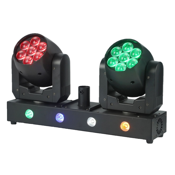 Barre LED wash & double LED zoom motorisé